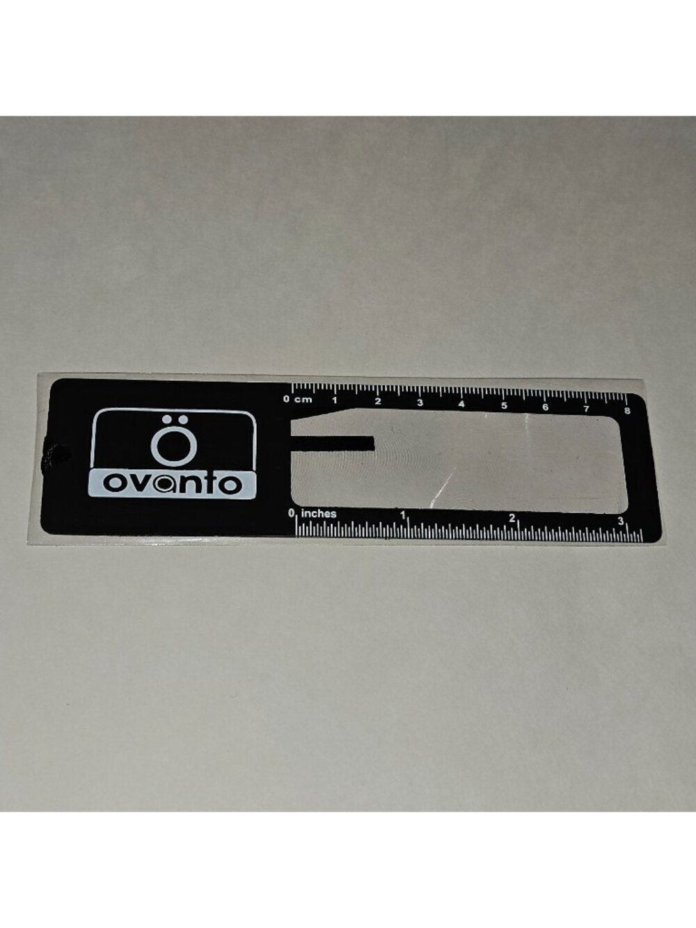 NOS Ovanto Promotional Bookmark Ruler Magnifying Glass Promo NEVER USED